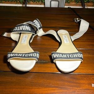 Jimmy Choo ankle wrap sandals